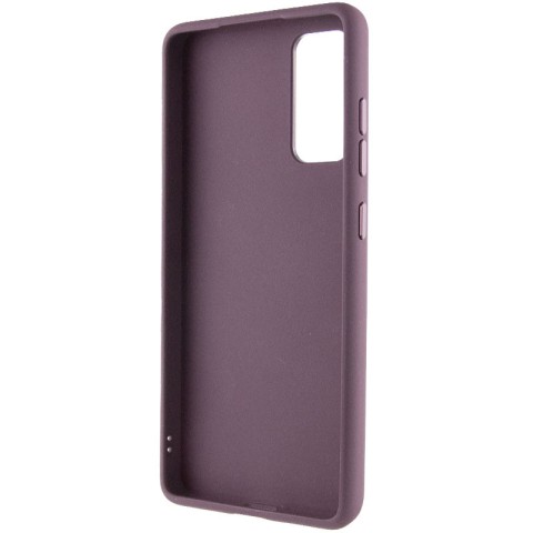 TPU чохол Bonbon Metal Style with MagSafe для Samsung Galaxy S23 Бордовий / Plum