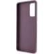 TPU чохол Bonbon Metal Style with MagSafe для Samsung Galaxy S23 Бордовий / Plum