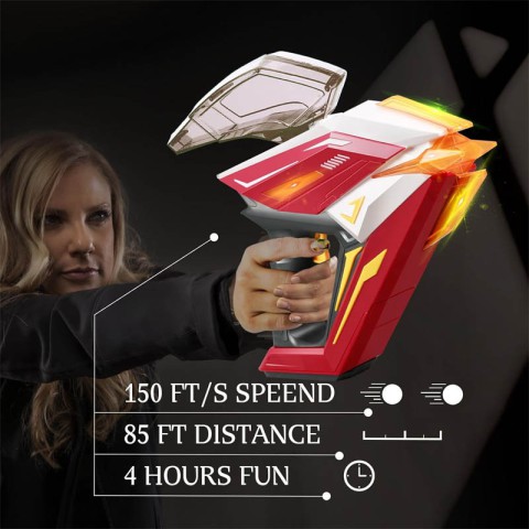 Пістолет на гідрогелевих кульках (орбізах) Gel Energy Space 001 Red