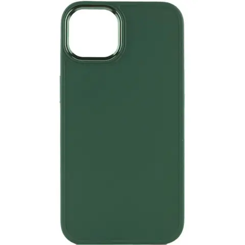TPU чохол Bonbon Metal Style для Apple iPhone 14 Plus (6.7") Зелений / Pine green