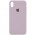 Чохол Silicone Case Full Protective (AA) для Apple iPhone XR (6.1") Сірий / Lavender