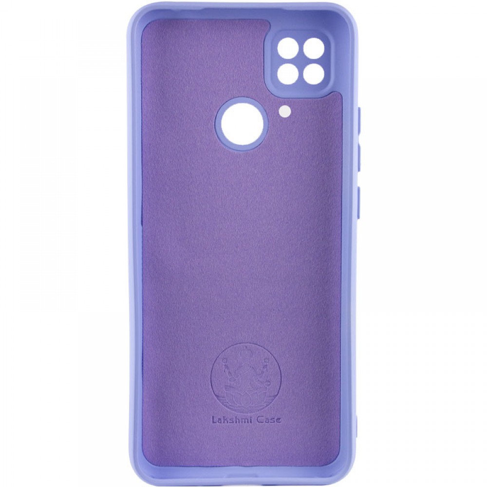 Чохол Silicone Cover Lakshmi Full Camera (A) для Xiaomi Poco C40 Бузковий / Dasheen