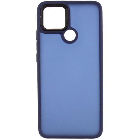 Чохол TPU+PC Lyon Frosted для Oppo A15s / A15 Navy Blue