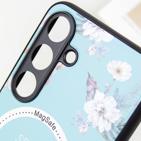 TPU+PC чохол Secret Garden with MagFit для Samsung Galaxy S23 FE Mint