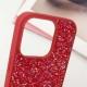 TPU чохол Bling World Rock Diamond для Apple iPhone 15 Pro (6.1") Червоний