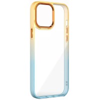 Чохол TPU+PC Fresh sip series для Xiaomi Redmi 9C Бірюзовий / Помаранчевий