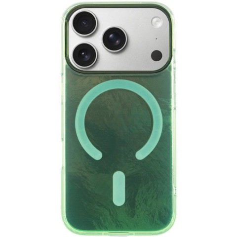 Чохол TPU Shiny Mountain (MagFit) для Apple iPhone 17 Pro Max (6.9") Green