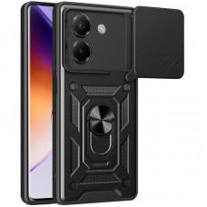 Чохол Ummi Camshield Serge Ring для Xiaomi Poco M7 Pro 5G Чорний