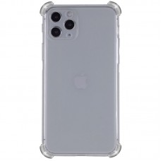 TPU чохол GETMAN Ease logo посилені кути Full Camera для Apple iPhone 13 Pro Max (6.7") Сірий (прозорий)