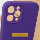 Чохол Silicone Case Full Protective (AA) NO LOGO для Apple iPhone 16 Pro (6.3") Фіолетовий / Amethyst