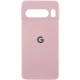 Чохол Silicone Cover Lakshmi Full Camera (AA) with logo для Google Pixel 8 Pro Рожевий / Pink Sand