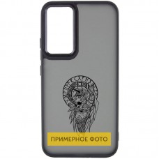 Накладка Oprint Скандинавія Black для TECNO Spark 8C Black / Воїн