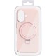 Чохол Silicone Case Full Protective NO LOGO with Ring для Apple iPhone 16 (6.1") Pink
