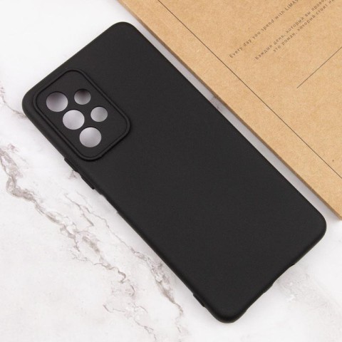 Чохол TPU GETMAN Liquid Silk Full Camera для Samsung Galaxy A33 5G Чорний / Black