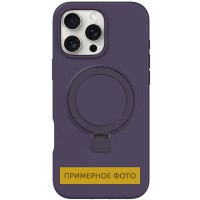 Чохол Silicone Case Full Protective NO LOGO with Ring для Apple iPhone 16e (6.1") Purple