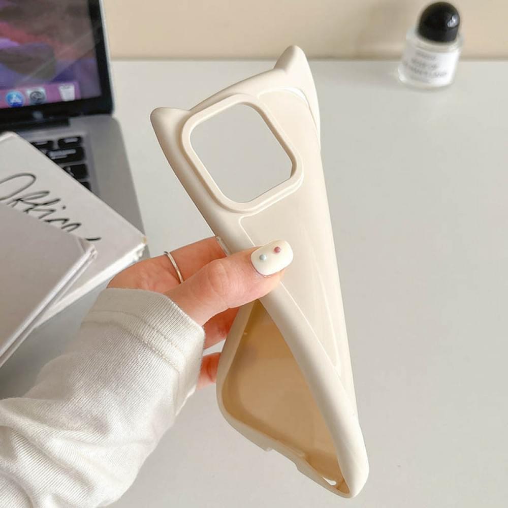 Чохол TPU Cat для Apple iPhone 15 Pro (6.1") Antique White