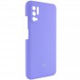 Чохол Silicone Cover Full Camera (AAA) для Xiaomi Redmi Note 10 5G / Poco M3 Pro Бузковий / Elegant Purple