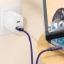 Дата кабель Hoco U125 Benefit 5A USB to Type-C (1.2m) Purple