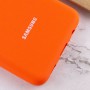 Чохол Silicone Cover Full Protective (AA) для Samsung Galaxy A02 Помаранчевий / Neon Orange