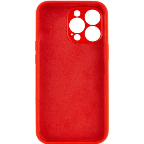 Чохол Silicone Case Full Camera Protective (AA) NO LOGO для Apple iPhone 16 Pro Max (6.9") Червоний / Red