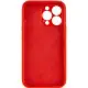 Чохол Silicone Case Full Camera Protective (AA) NO LOGO для Apple iPhone 16 Pro Max (6.9") Червоний / Red