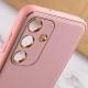 Шкіряний чохол Xshield для Samsung Galaxy S24 Рожевий / Pink