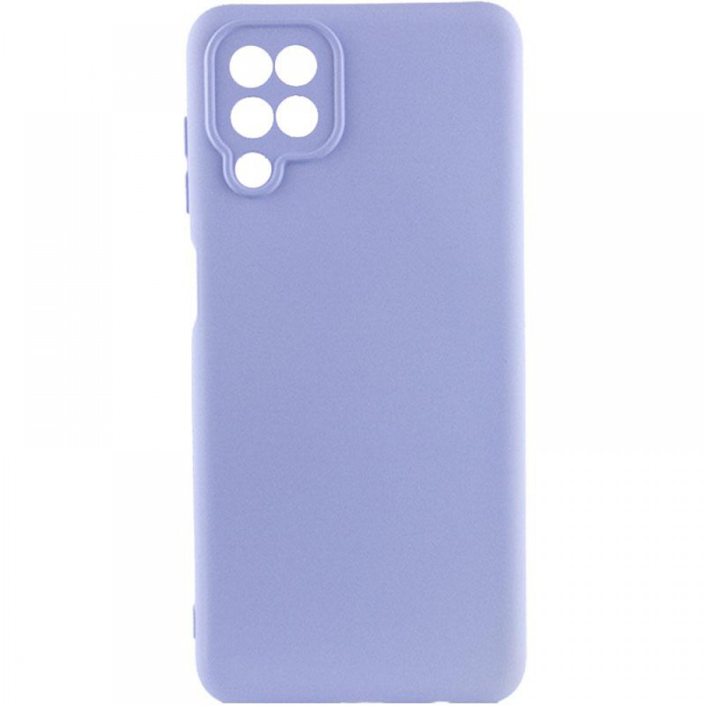 Чохол Silicone Cover Ummi Lakshmi Full Camera (AA) для Samsung Galaxy A12 Бузковий / Dasheen