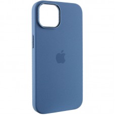 Чохол Silicone Case Metal Buttons (AA) для Apple iPhone 12 Pro Max (6.7") Синій / Blue Jay