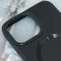 Шкіряний чохол Bonbon Leather Metal Style with MagSafe для Apple iPhone 13 Pro Max (6.7") Чорний / Black