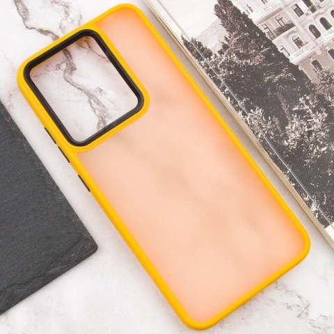 Чохол TPU+PC Lyon Frosted для Xiaomi Redmi 13C / Poco C65 Orange