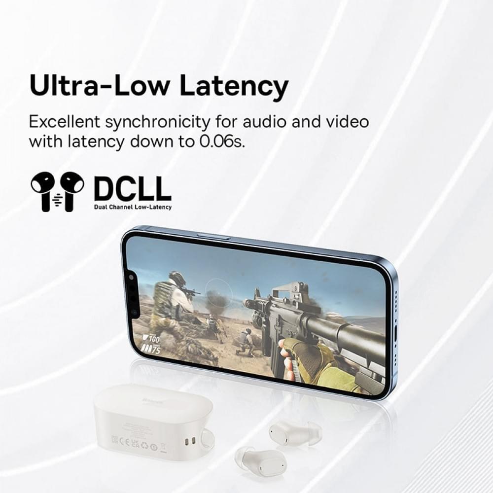 Бездротові TWS навушники Baseus Bowie EZ10 OS (A00054300116-Z) White