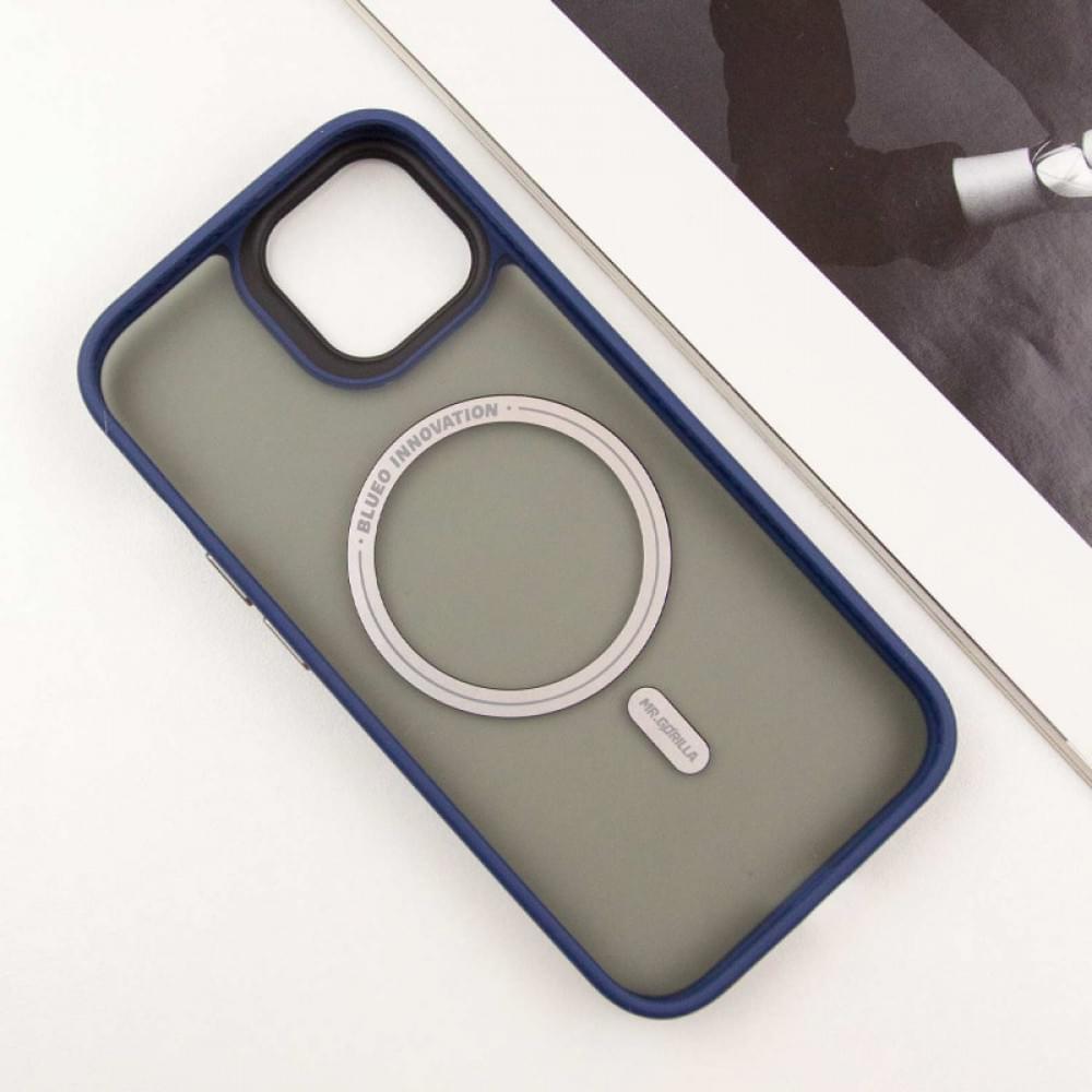 TPU+PC чехол Blueo Skin Friendly Frosted with MagSafe для Apple iPhone 15 (6.1")