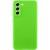 Чохол TPU GETMAN Liquid Silk Full Camera для Samsung Galaxy S21 FE Салатовий / Neon Green