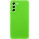 Чохол TPU GETMAN Liquid Silk Full Camera для Samsung Galaxy S21 FE Салатовий / Neon Green