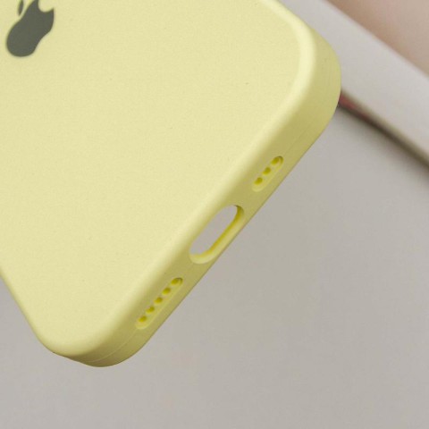 Чохол Silicone Case Full Protective (AA) для Apple iPhone 16 (6.1") Жовтий / Mellow Yellow