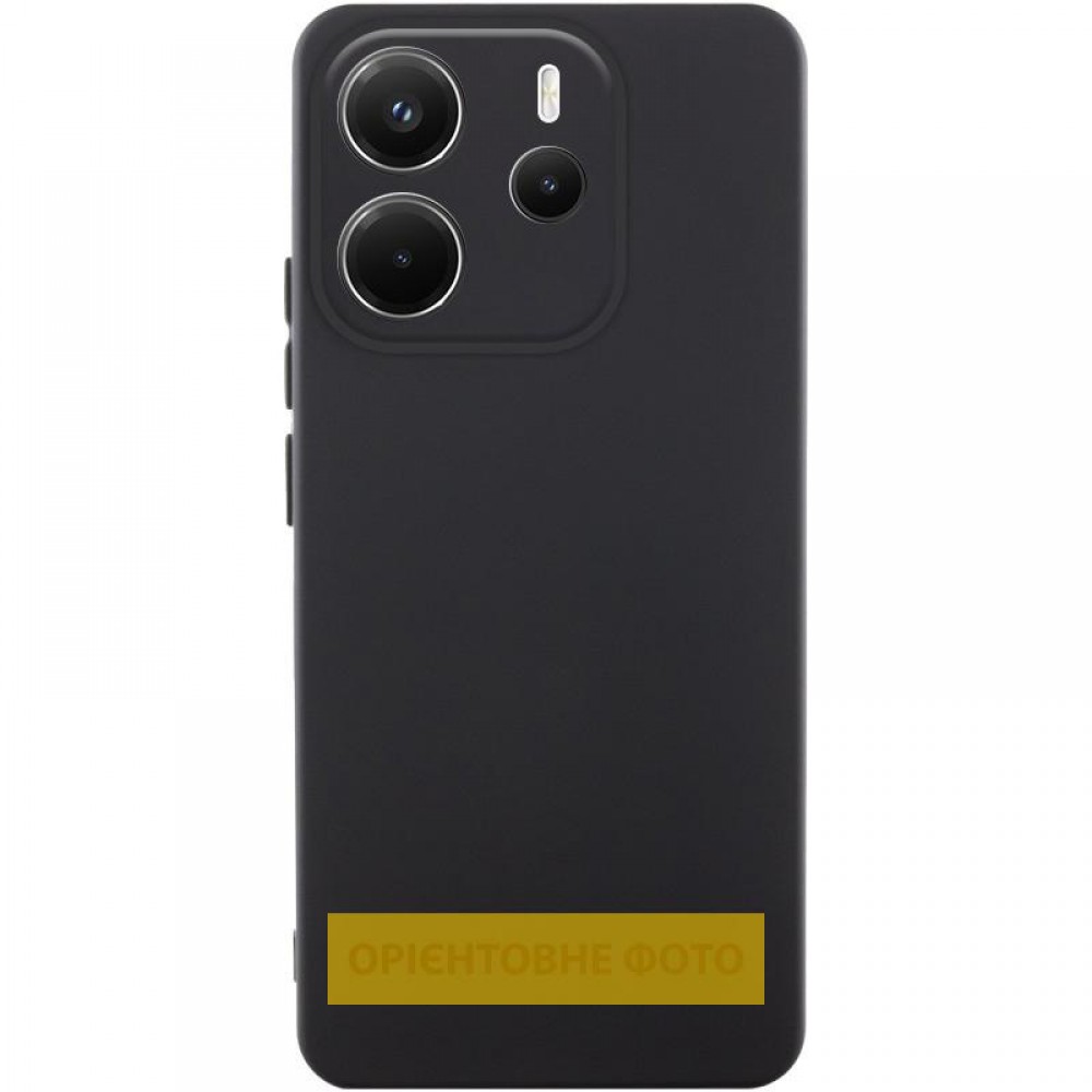 Чохол Silicone Cover Ummi Lakshmi Full Camera (AA) для Xiaomi Redmi Note 14 Pro 4G/5G Чорний / Black