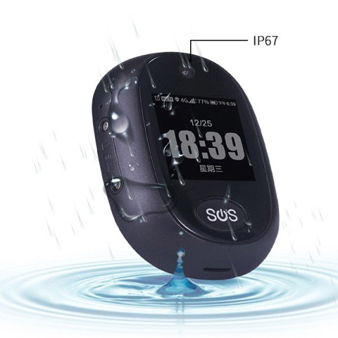 Трекер GPS V45 Tracker Pendant with display SIM (4GLTE with 2GGSM fallback) 600mAh Black