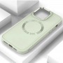 TPU чохол Bonbon Metal Style with MagSafe для Apple iPhone 12 Pro / 12 (6.1") Білий / White