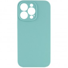 Чохол Silicone Case Full Camera Protective (AA) NO LOGO для Apple iPhone 13 Pro (6.1") Бірюзовий / Marine Green Чохол Silicone Case Full Camera Protective (AA) NO LOGO для Apple iPhone 13 Pro (6.1") Бірюзовий / Marine Green