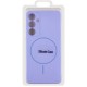 Чохол Silicone Cover Lakshmi Full Camera (AA) with MagFit для Samsung Galaxy S24 FE Бузковий / Dasheen