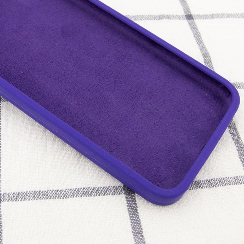 Чохол Silicone Case Square Full Camera Protective (AA) NOLOGO для Apple iPhone 7/8/SE (2020) (4.7") Фіолетовий / Ultra Violet