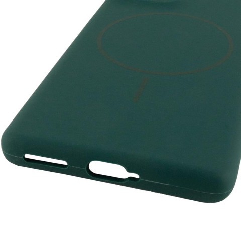 Чохол Silicone Cover Lakshmi Full Camera (AA) with MagFit для Motorola Edge 50 Fusion Зелений / Dark green