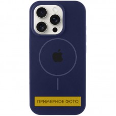 Чохол Silicone Case Full Protective (AA) with MagSafe для Apple iPhone 14 (6.1") Темно-синій / Midnight blue