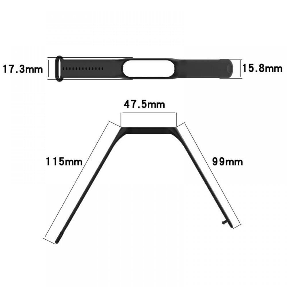 Силиконовый ремешок для Xiaomi Mi Band 7/6/5