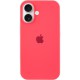 Чохол Silicone Case Full Protective (AA) для Apple iPhone 16 (6.1") Кавуновий / Watermelon red