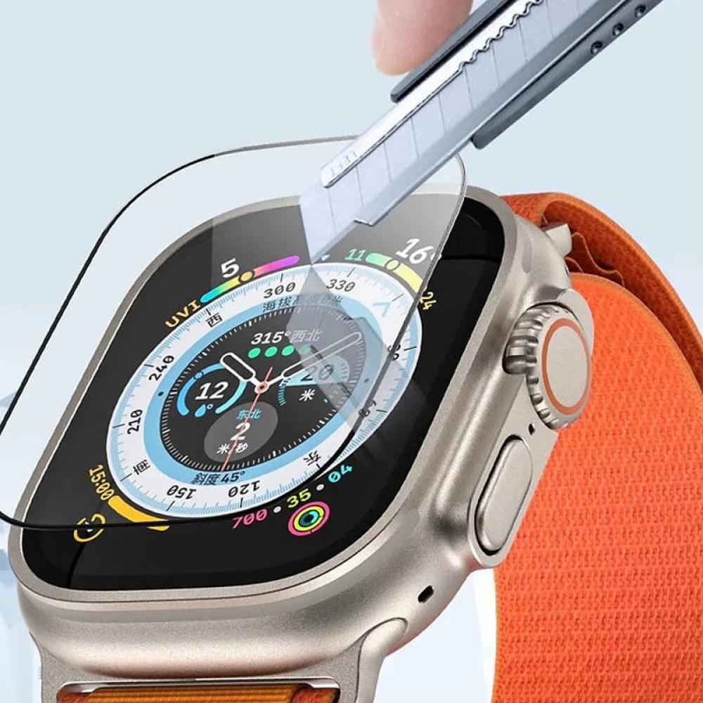 Защитное 2.5D стекло Blueo Corning Gorilla Glass для Apple Watch Ultra / Ultra 2 49mm