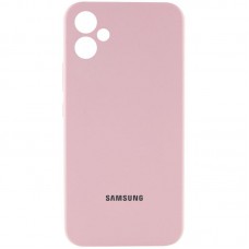 Чохол Silicone Cover Lakshmi Full Camera (AAA) with Logo для Samsung Galaxy A06 Рожевий / Pink Sand