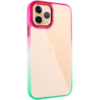 Чохол TPU+PC Fresh sip series для Apple iPhone 11 Pro (5.8") Салатовий / Рожевий