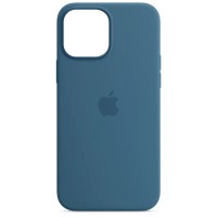 Чохол Silicone Case Full Protective (AA) для Apple iPhone 15 Pro Max (6.7") Синій / Blue Jay