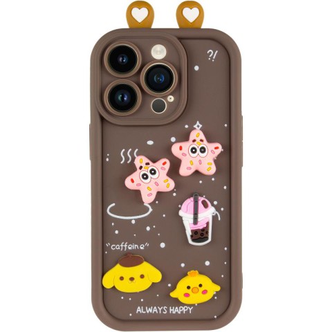 Чохол TPU Toys Case with Ears для Apple iPhone 12 Pro Max (6.7") Brown